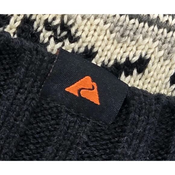 Ozark Trail Pom Snowflake Beanie Winter Fairisle Knit Cuff Hat NWT 3M Thinsulate - Picture 5 of 11